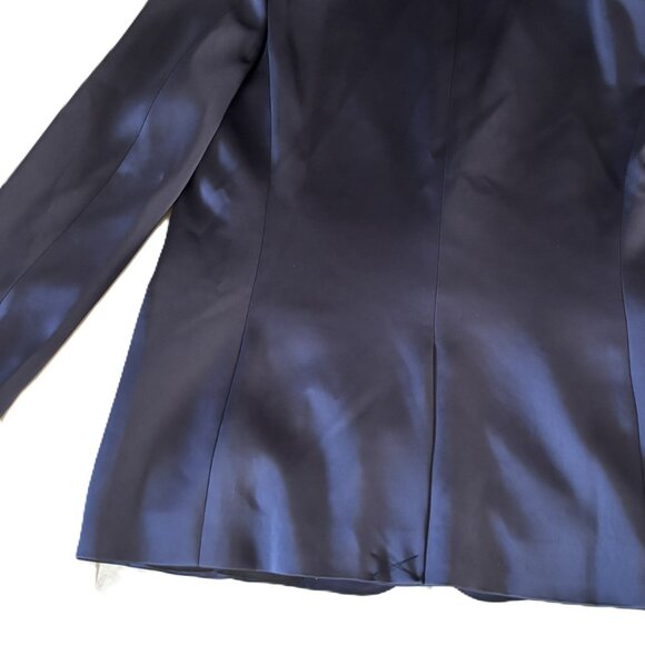 A.L.C Axel Satin Blue Blazer size 6 - Picture 6 of 7